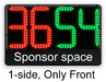 Football/Soccer substitution board, one sided display - Extra Time board